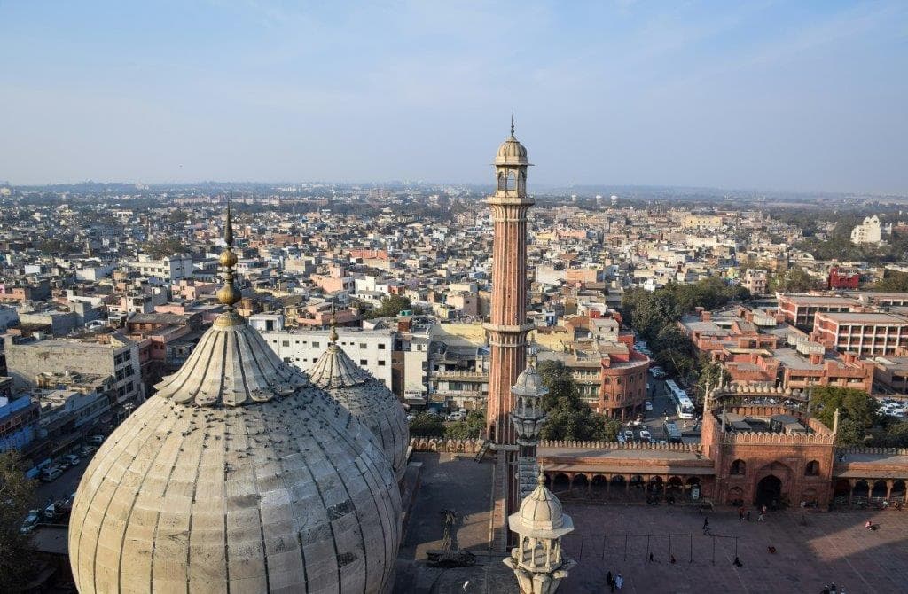 Ankunft in Delhi